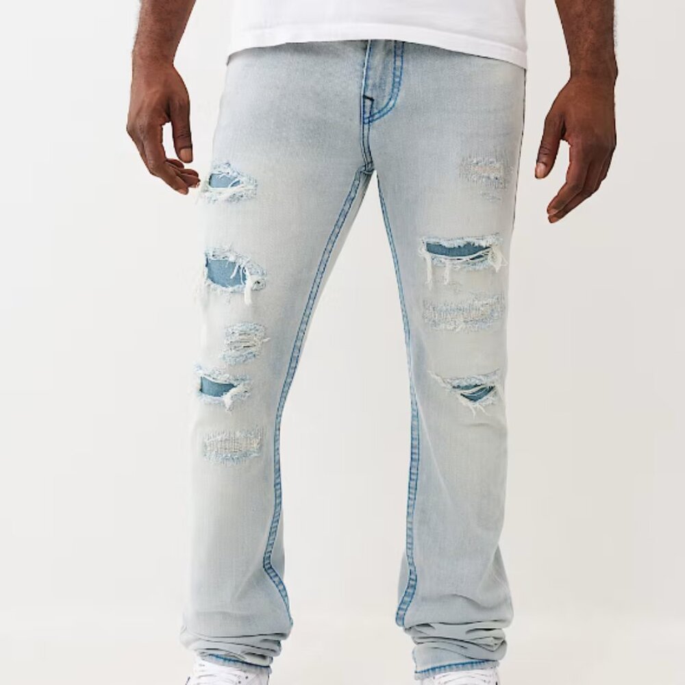 True Religion rocco stacked big t skinny jean Size 38